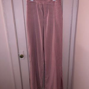 Pink Polkadot Zara Slacks